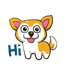 Camcam husky dog（個別スタンプ：1）