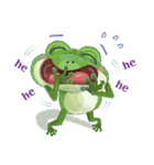 croak croak frog 1（個別スタンプ：9）