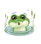 croak croak frog 1（個別スタンプ：30）