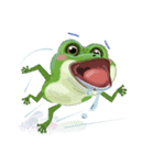 croak croak frog 1（個別スタンプ：31）