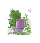 croak croak frog 1（個別スタンプ：34）