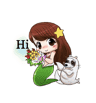 Pretty Girls and lil puppies（個別スタンプ：13）