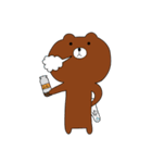 クマのくまお（個別スタンプ：34）