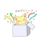 もふもふきつねさんの日常スタンプ（個別スタンプ：29）