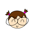 Point of View: The Glasses Girl（個別スタンプ：1）