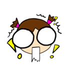 Point of View: The Glasses Girl（個別スタンプ：10）