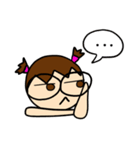 Point of View: The Glasses Girl（個別スタンプ：17）