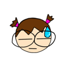 Point of View: The Glasses Girl（個別スタンプ：19）