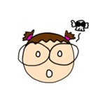 Point of View: The Glasses Girl（個別スタンプ：27）