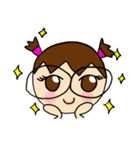 Point of View: The Glasses Girl（個別スタンプ：28）