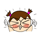 Point of View: The Glasses Girl（個別スタンプ：29）
