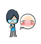 Behind The Glasses（個別スタンプ：9）