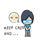 Behind The Glasses（個別スタンプ：12）