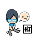 Behind The Glasses（個別スタンプ：16）