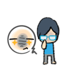 Behind The Glasses（個別スタンプ：20）