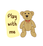 My little bear (MheeNao English version)（個別スタンプ：1）