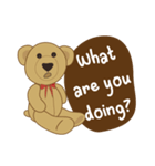 My little bear (MheeNao English version)（個別スタンプ：11）