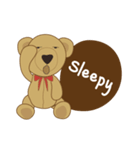 My little bear (MheeNao English version)（個別スタンプ：12）