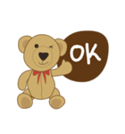 My little bear (MheeNao English version)（個別スタンプ：35）