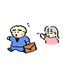 モコモコくんとサラサラさん（個別スタンプ：6）