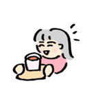 モコモコくんとサラサラさん（個別スタンプ：10）