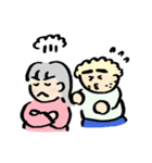 モコモコくんとサラサラさん（個別スタンプ：19）