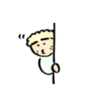 モコモコくんとサラサラさん（個別スタンプ：22）