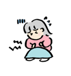 モコモコくんとサラサラさん（個別スタンプ：27）