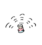 モコモコくんとサラサラさん（個別スタンプ：37）