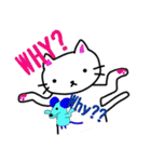 白猫のハク 2（個別スタンプ：4）
