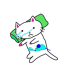 白猫のハク 2（個別スタンプ：15）
