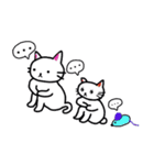 白猫のハク 2（個別スタンプ：36）