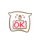 ちょい寝まくら…（個別スタンプ：17）