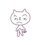 白ねこさん(日常編)（個別スタンプ：38）