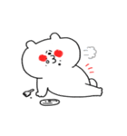 可愛いしろくまのスタンプ（個別スタンプ：21）