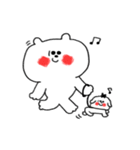 可愛いしろくまのスタンプ（個別スタンプ：36）
