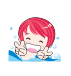 cute ！ working.....（個別スタンプ：2）