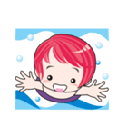 cute ！ working.....（個別スタンプ：3）