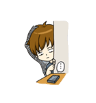 私のツンデレ彼氏（個別スタンプ：3）