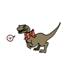 恐竜 ヴェロキラプトルの らぷちゃん♪（個別スタンプ：16）