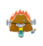 Bahmi Happy Girl (EN)（個別スタンプ：10）