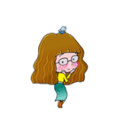 Bahmi Happy Girl (EN)（個別スタンプ：15）