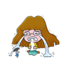 Bahmi Happy Girl (EN)（個別スタンプ：17）
