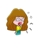 Bahmi Happy Girl (EN)（個別スタンプ：20）