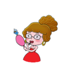 Bahmi Happy Girl (EN)（個別スタンプ：22）