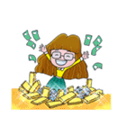 Bahmi Happy Girl (EN)（個別スタンプ：29）