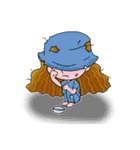 Bahmi Happy Girl (EN)（個別スタンプ：30）