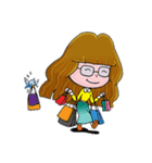 Bahmi Happy Girl (EN)（個別スタンプ：31）