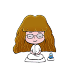 Bahmi Happy Girl (EN)（個別スタンプ：36）