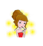 Bahmi Happy Girl (EN)（個別スタンプ：39）